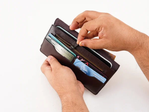 Stylox Long Leather Wallet - Image 9