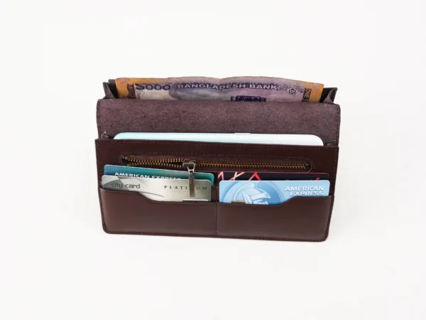 Stylox Long Leather Wallet - Image 10